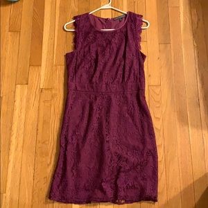 Purple cocktail dress